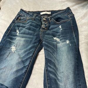 Kancan blue skinny jeans